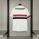 Camisa São Paulo 25/26 Casa New Balance Masculina - Branco+Vermelho